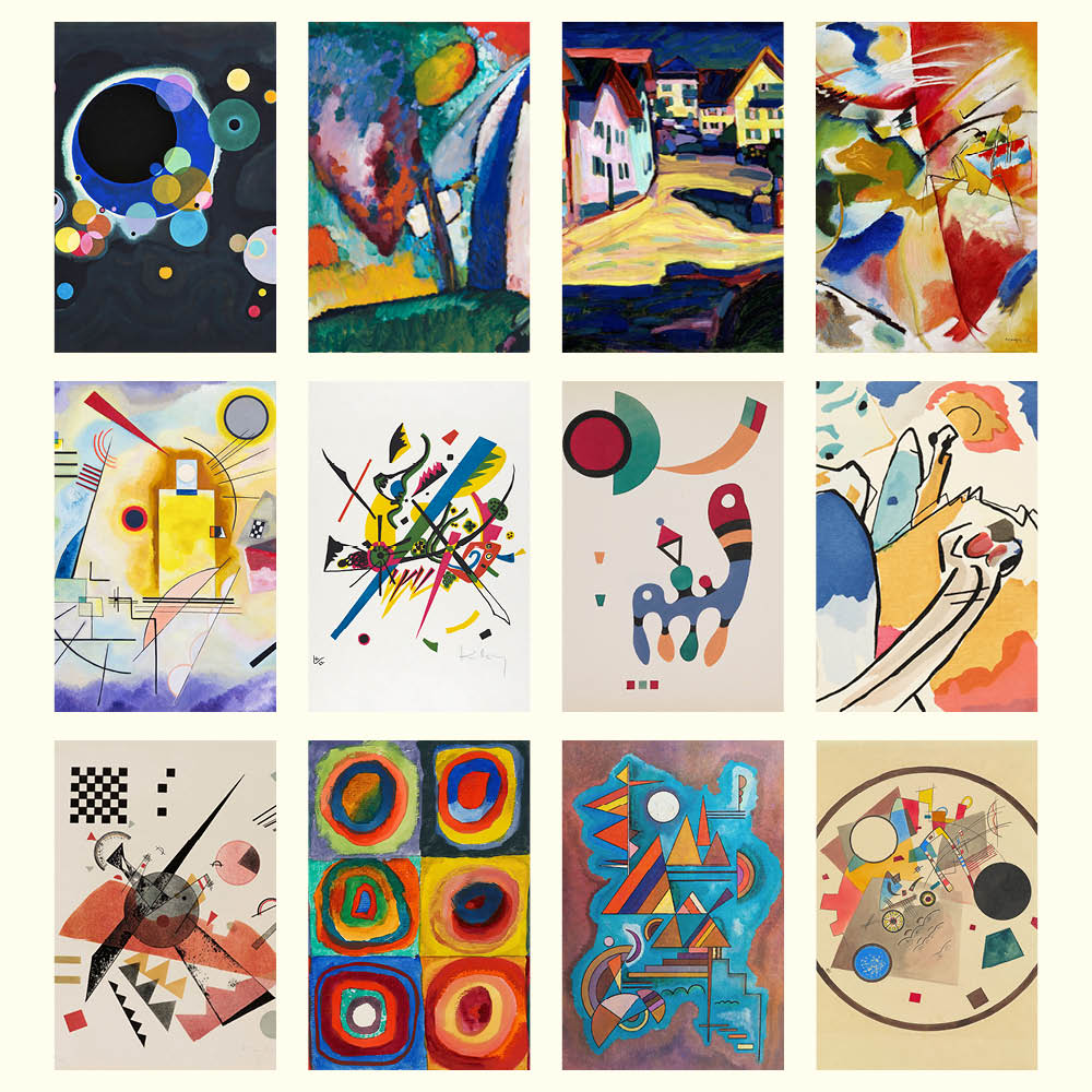 2027 Wassily Kandinsky - Desk Easel Calendar