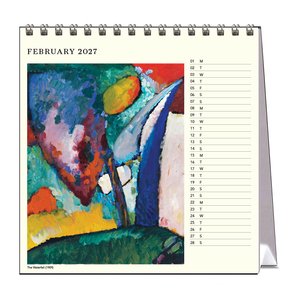 2027 Wassily Kandinsky - Desk Easel Calendar