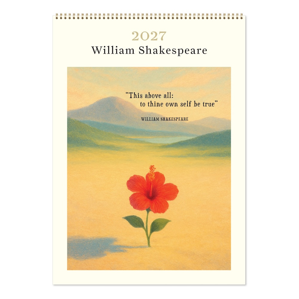 2027 William Shakespeare - Deluxe Wall Calendar