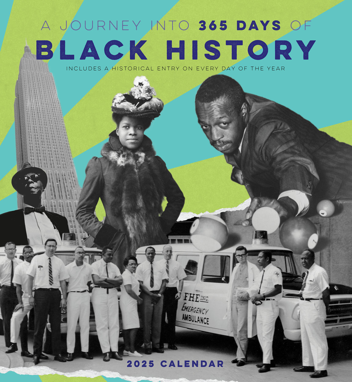 2025 A Journey Into 365 Days Of Black History - Square Wall Calendar