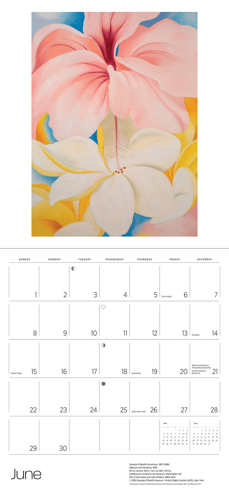 2025 Georgia O'Keeffe v2 - Square Wall Calendar