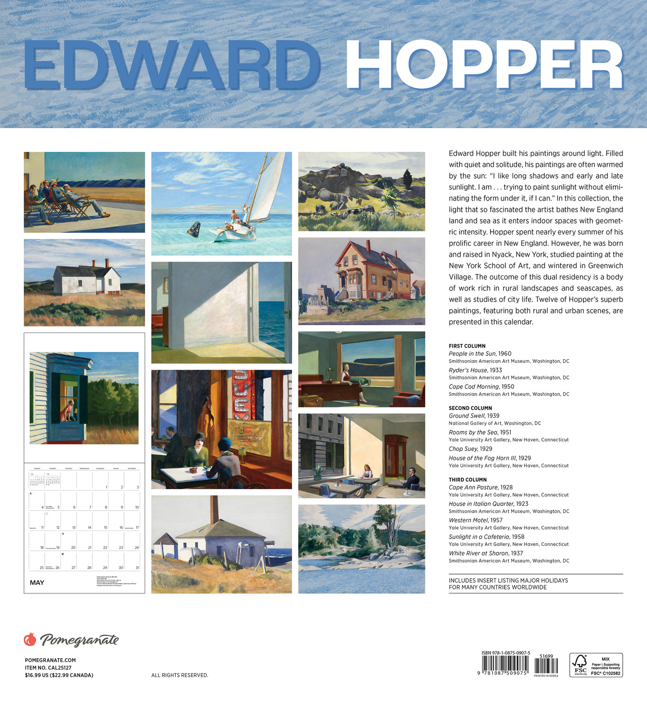 Hopper 2025 Calendar