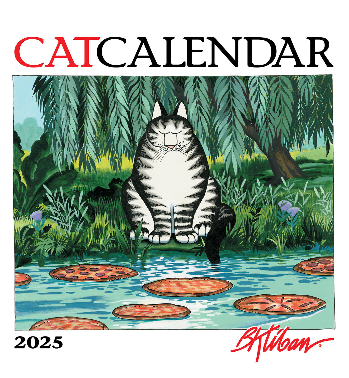 2025 B. Kliban: CatCalendar - Square Wall Calendar