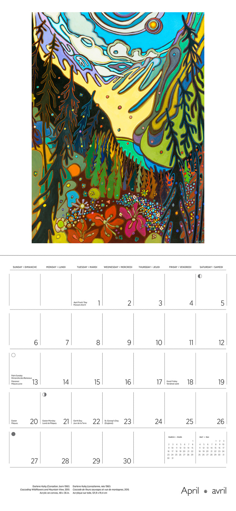 2025 Darlene Kulig - Square Wall Calendar