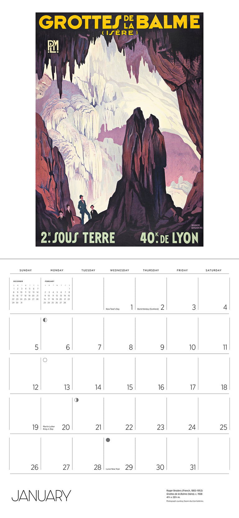 2025 France: Vintage Travel Posters - Square Wall Calendar