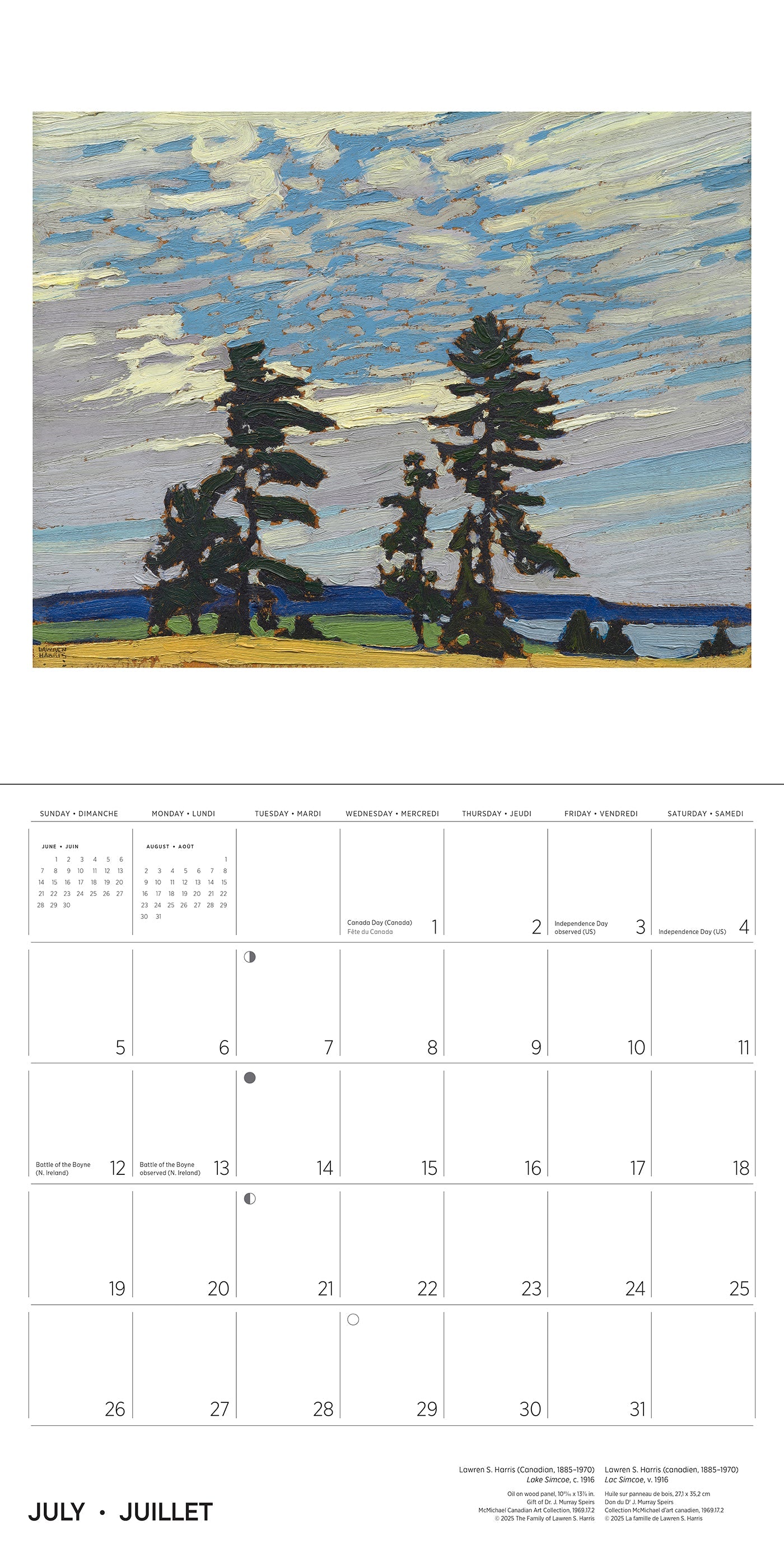 2026 Lawren S. Harris - Square Wall Calendar