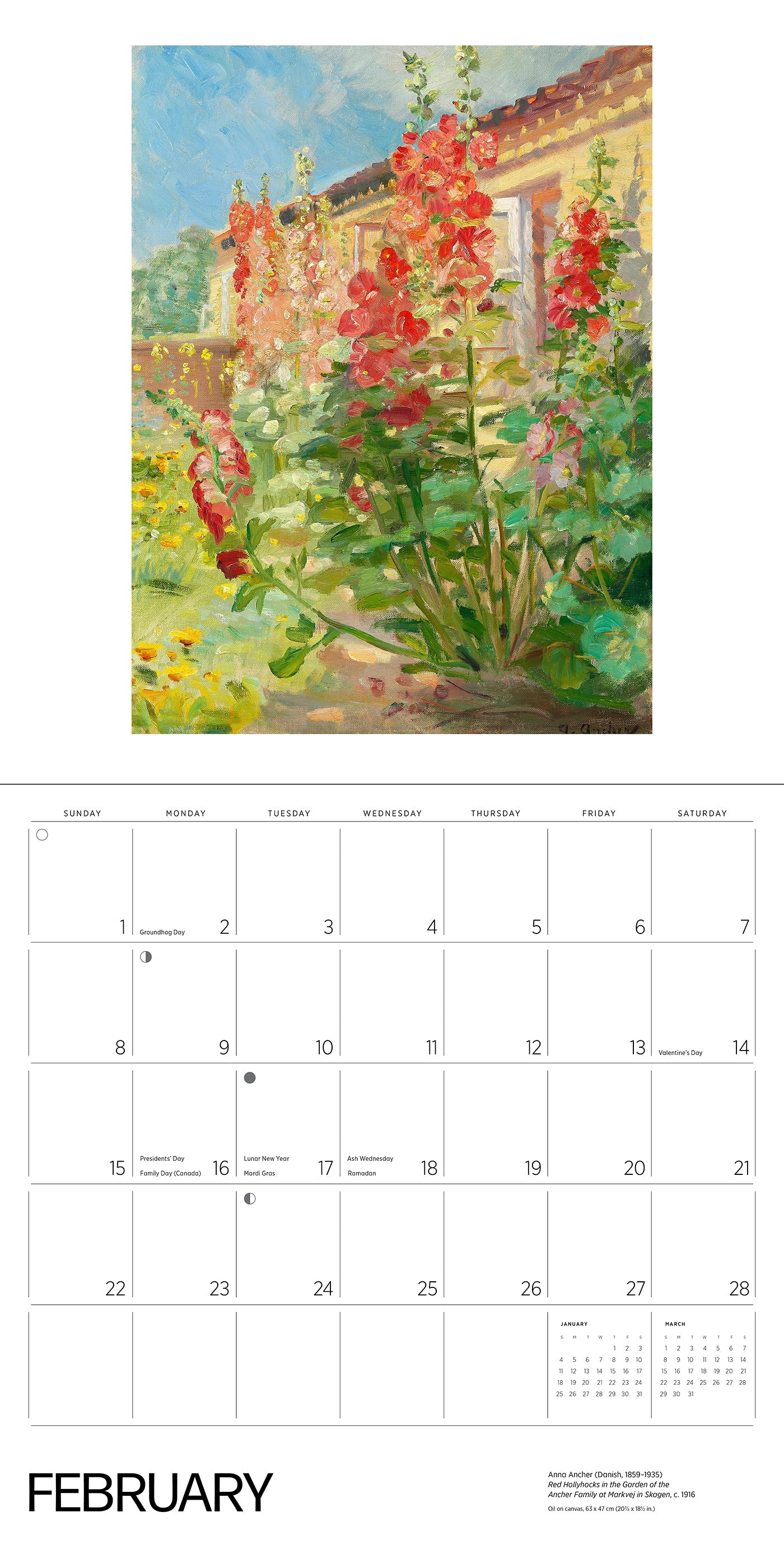 2026 Gardens of the Impressionists - Square Wall Calendar