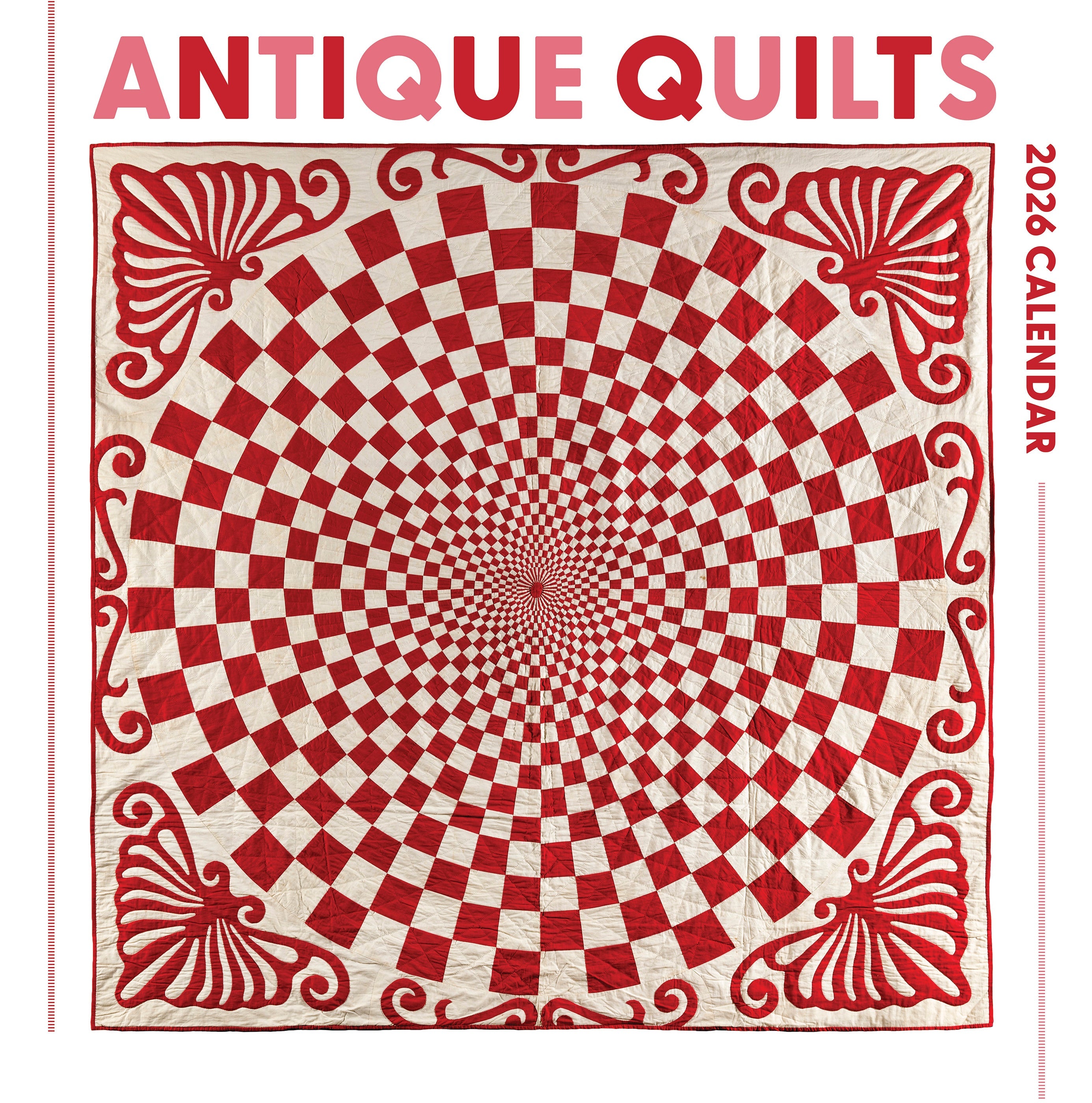 2026 Antique Quilts - Square Wall Calendar