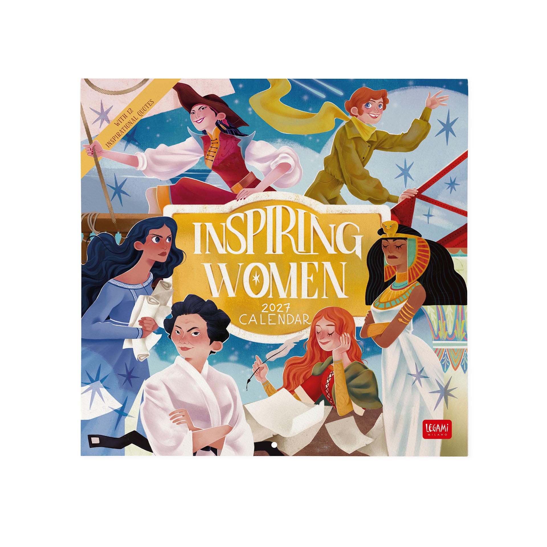 2027 Inspiring Women - Square Wall Calendar