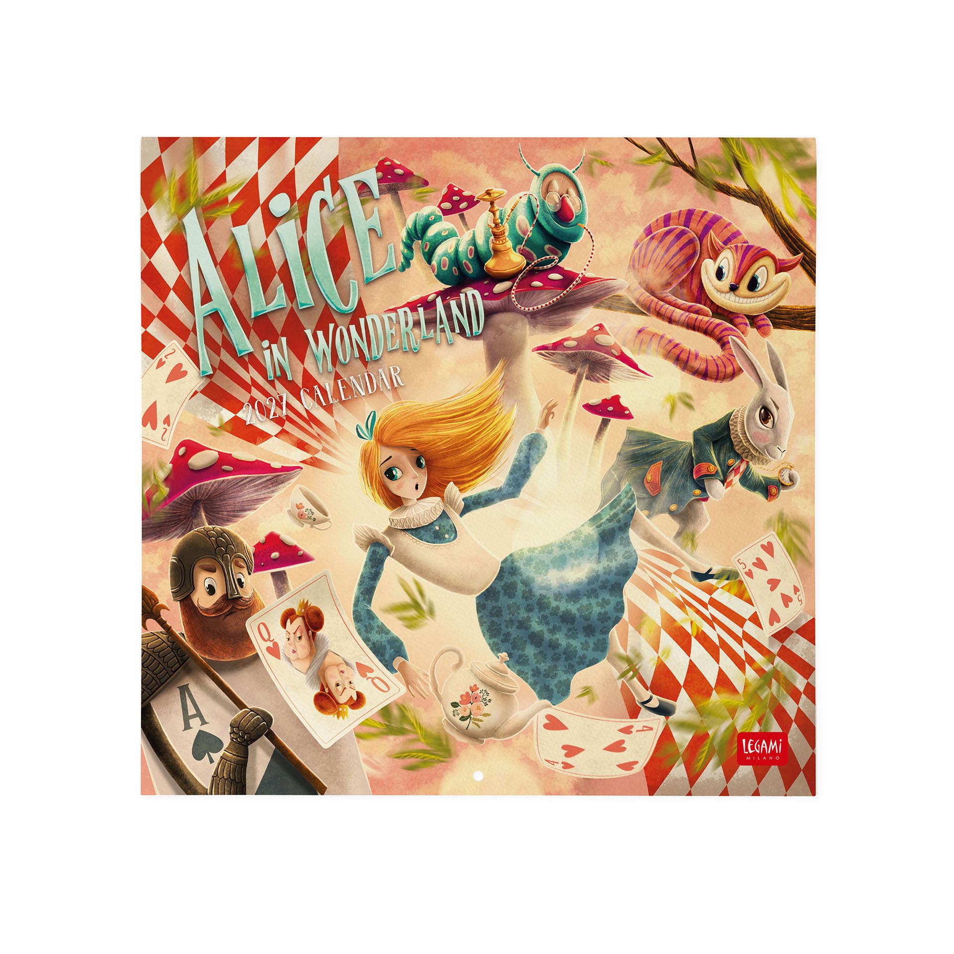 2027 Alice In Wonderland - Square Wall Calendar