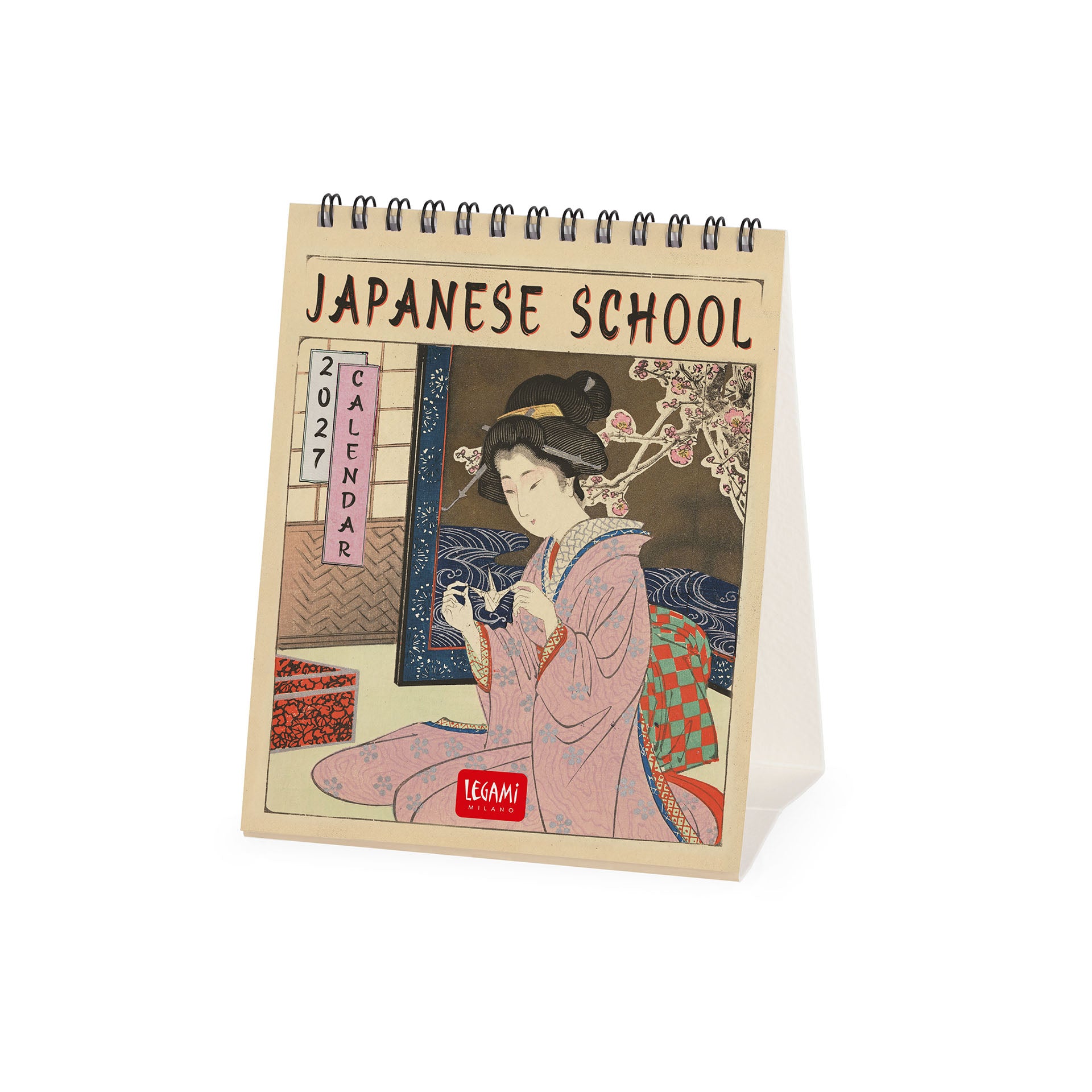 2027 Japanese School - Desk Easel Calendar