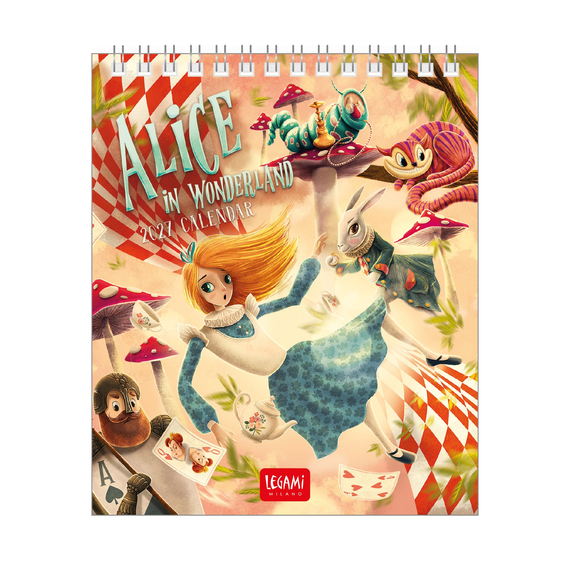 2027 Alice In Wonderland - Desk Easel Calendar