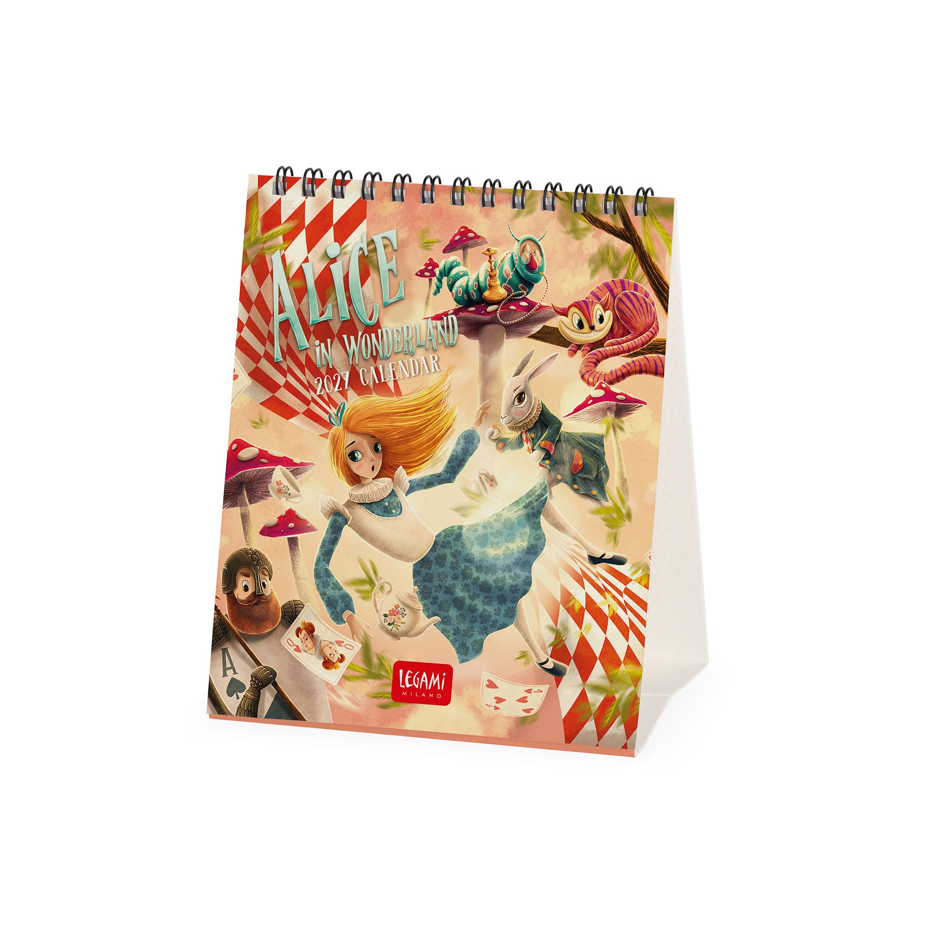 2027 Alice In Wonderland - Desk Easel Calendar