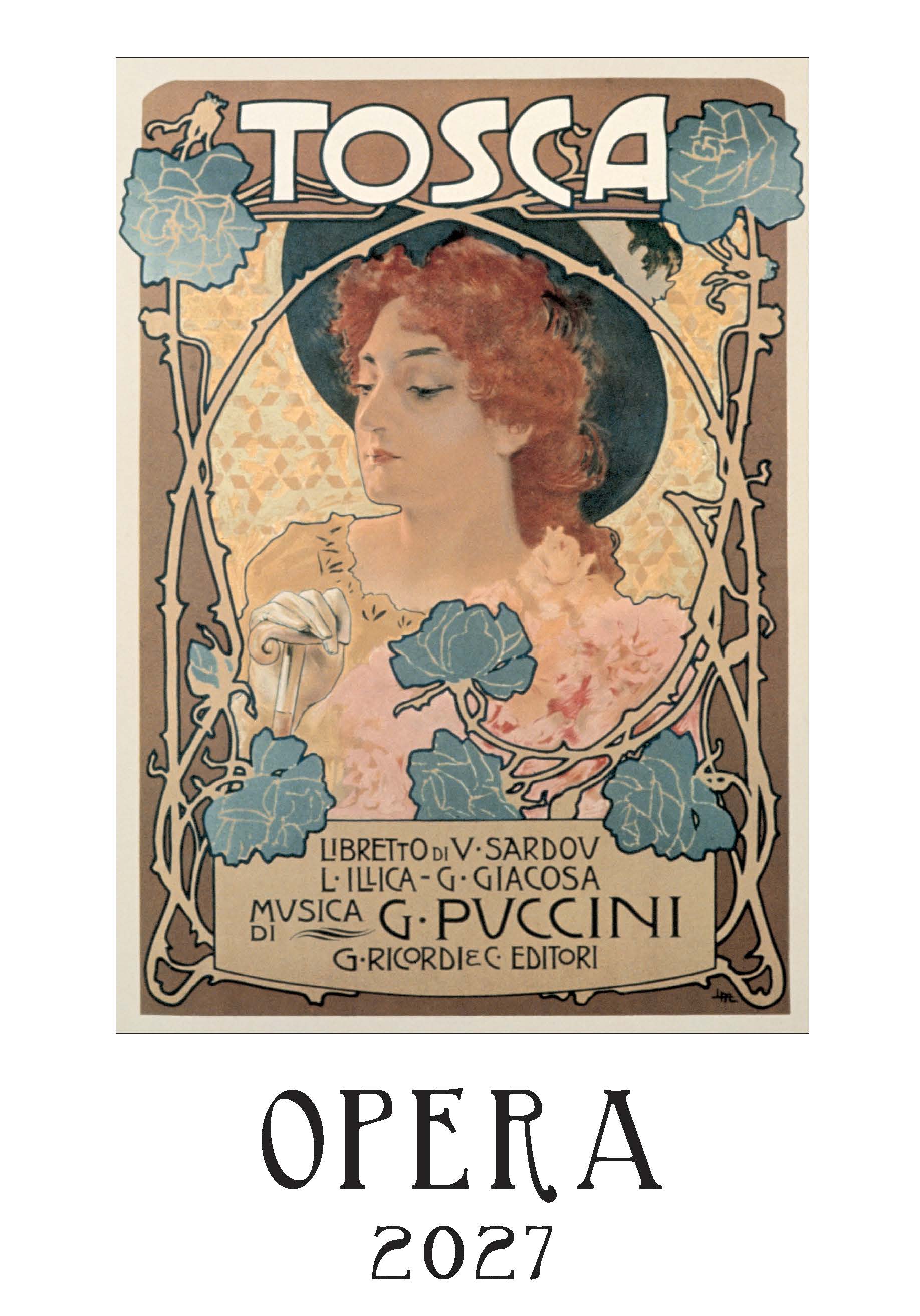 2027 Opera - Deluxe Wall Calendar