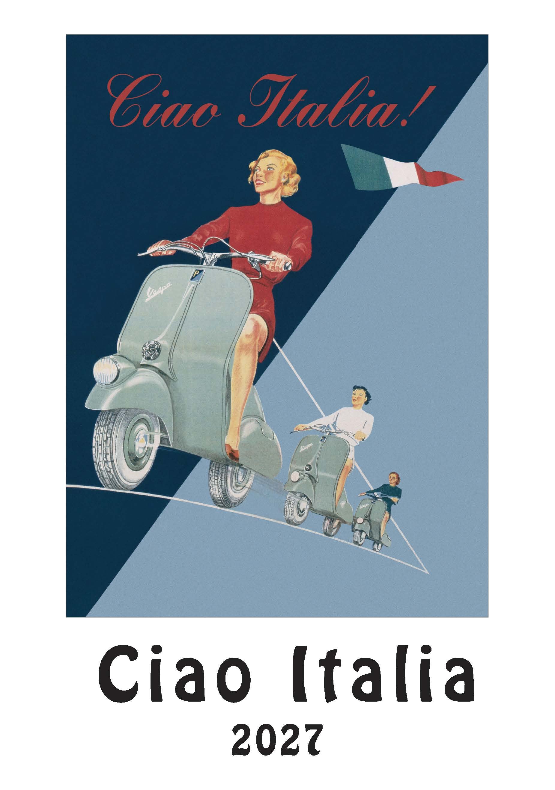 2027 Ciao Italia - Deluxe Wall Calendar