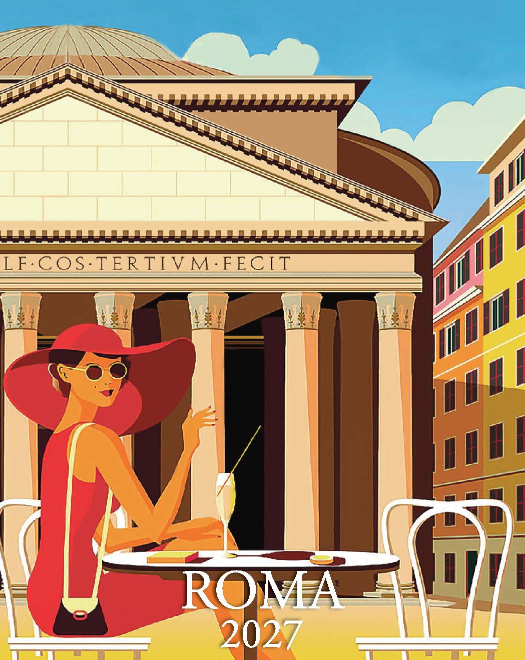 2027 Roma - Desk Easel Calendar