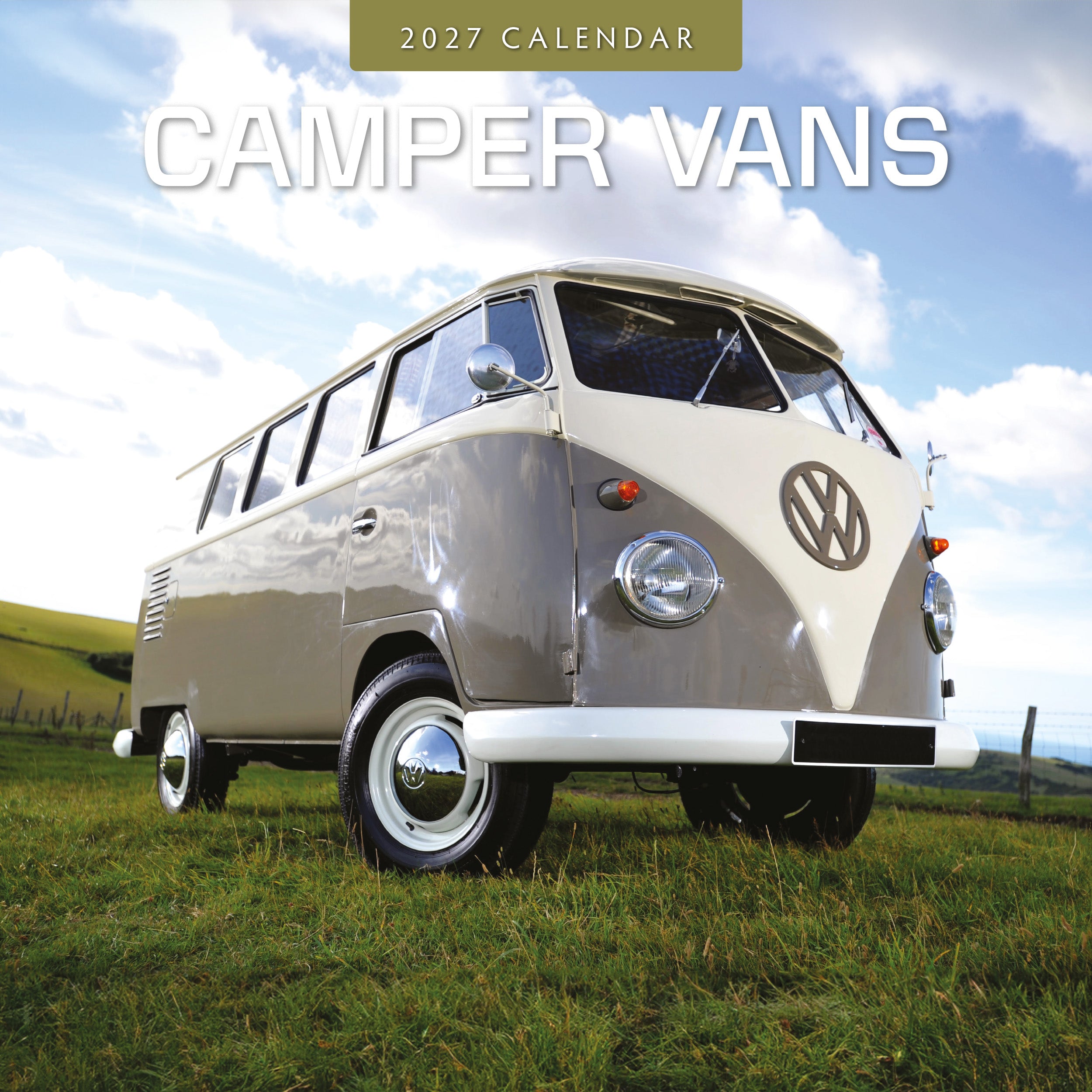 2027 Camper Vans - Square Wall Calendar