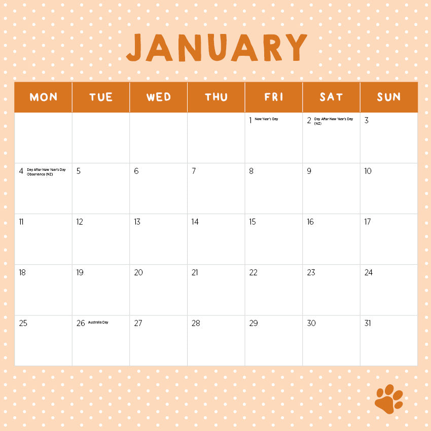 2027 Cat Crimes - Square Wall Calendar