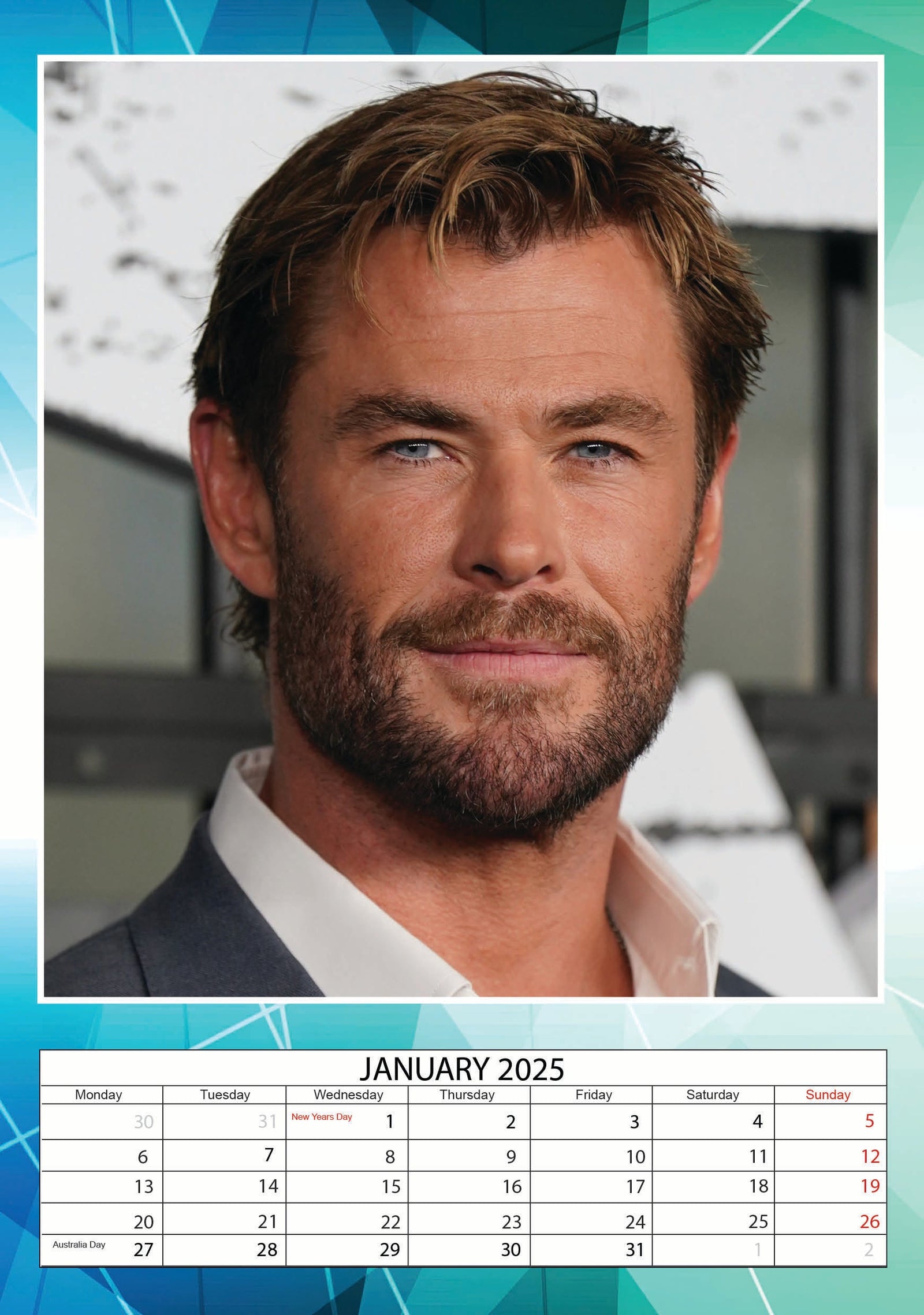 Celebrity Calendars 2025 Your Favourites At Just Calendars