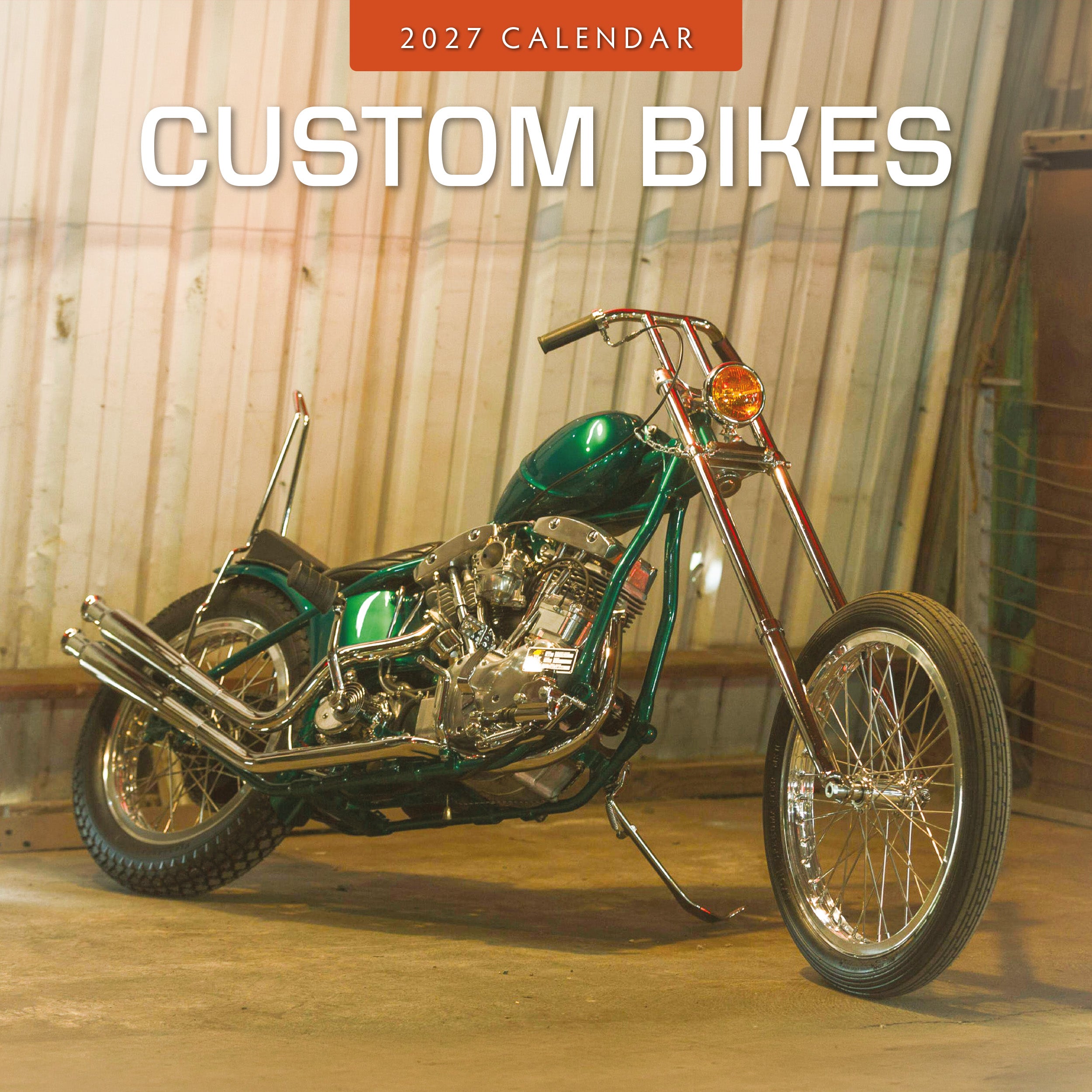2027 Custom Bikes - Square Wall Calendar