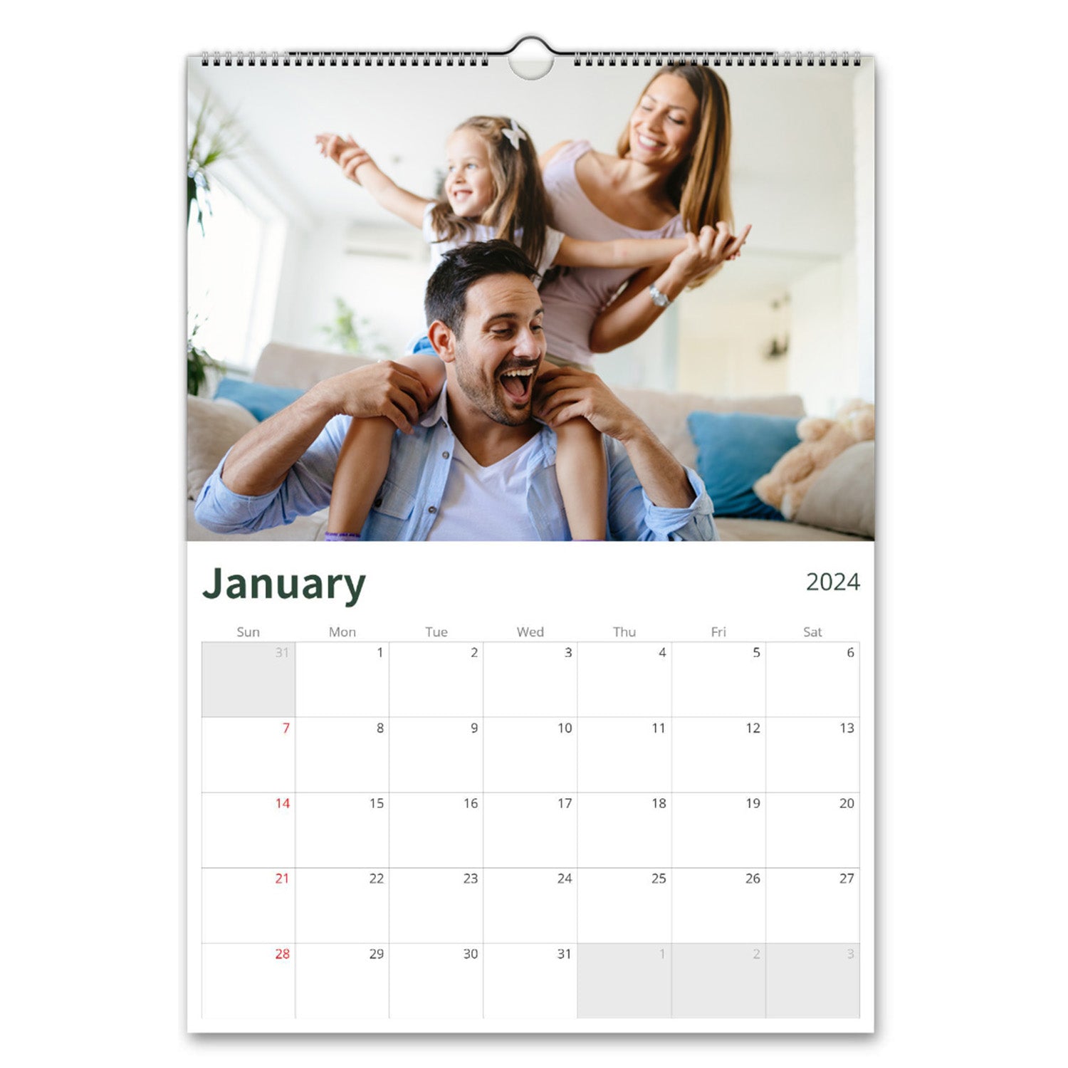 Personalised calendar online