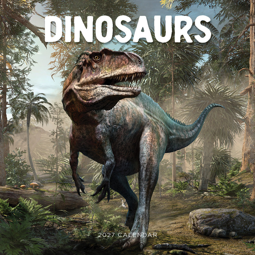 2027 Dinosaurs  - Square Wall Calendar