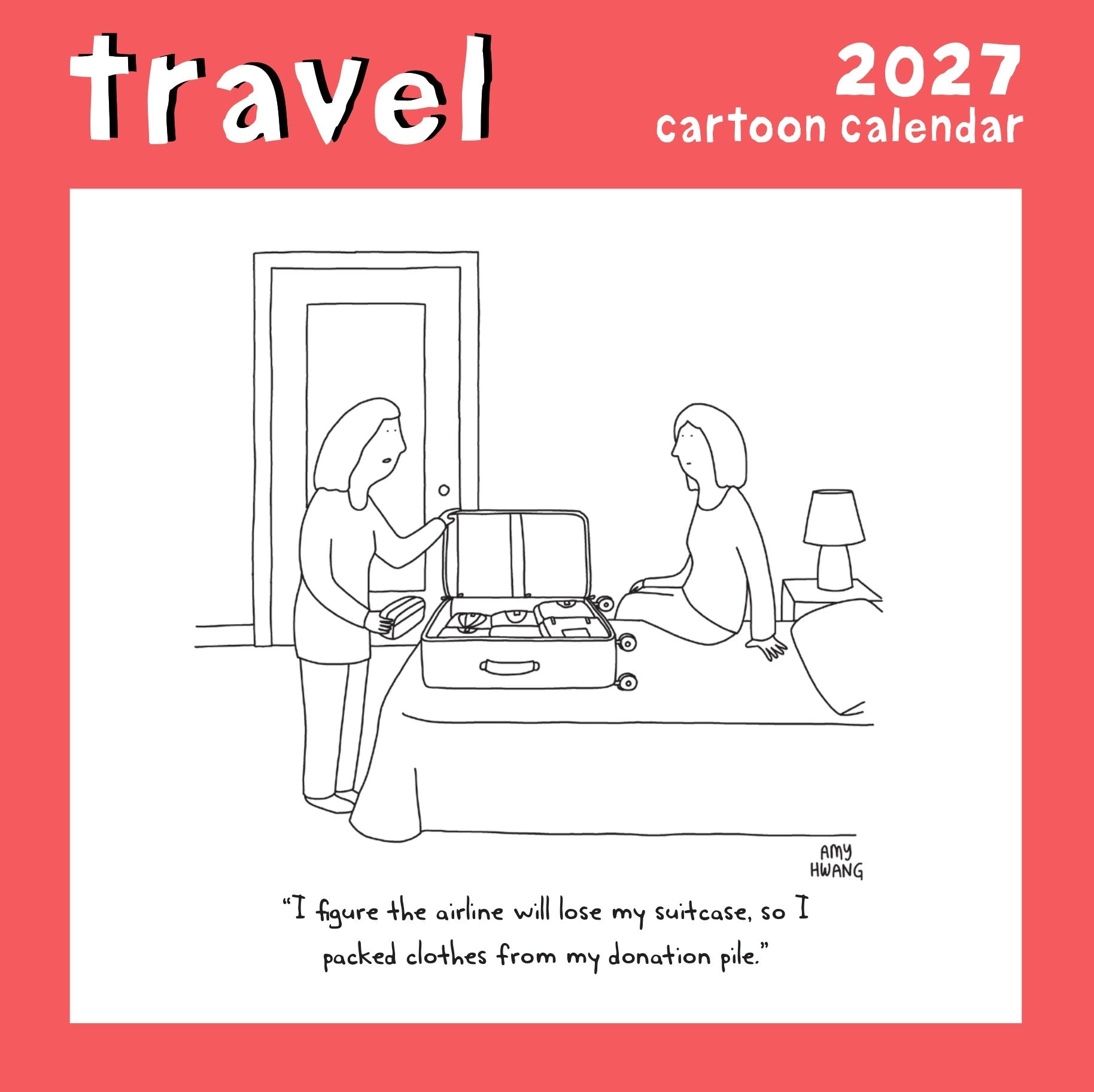 2027 Travel - Square Wall Calendar