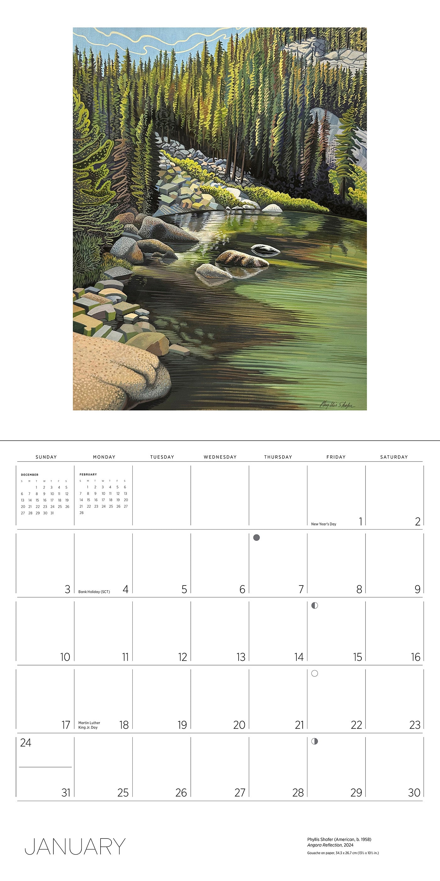 2027 Nature Divine - Square Wall Calendar