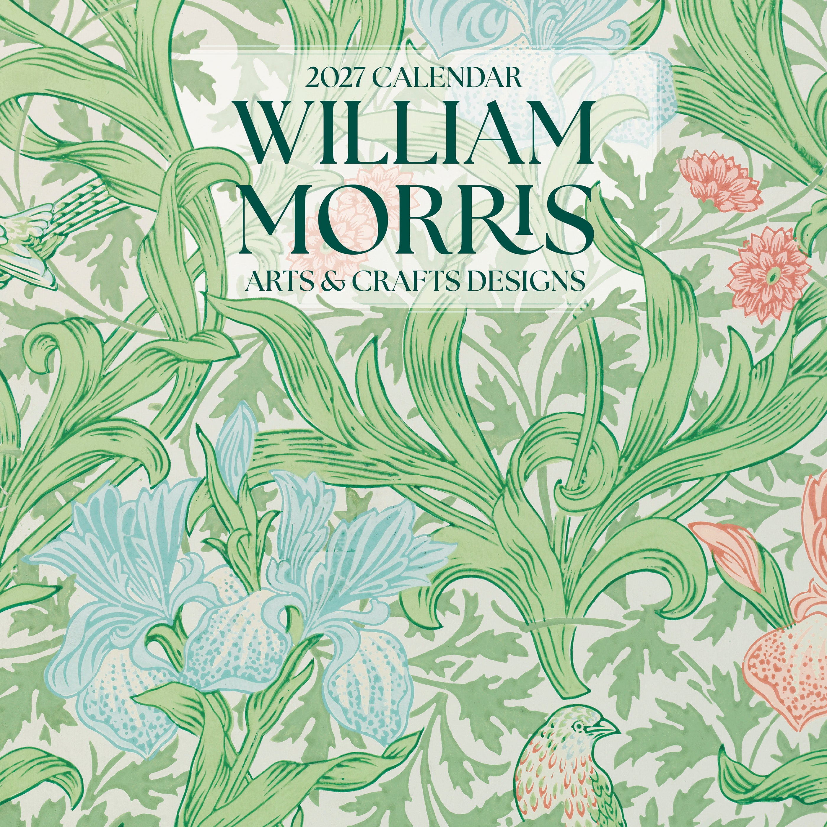 2027 William Morris - Square Wall Calendar