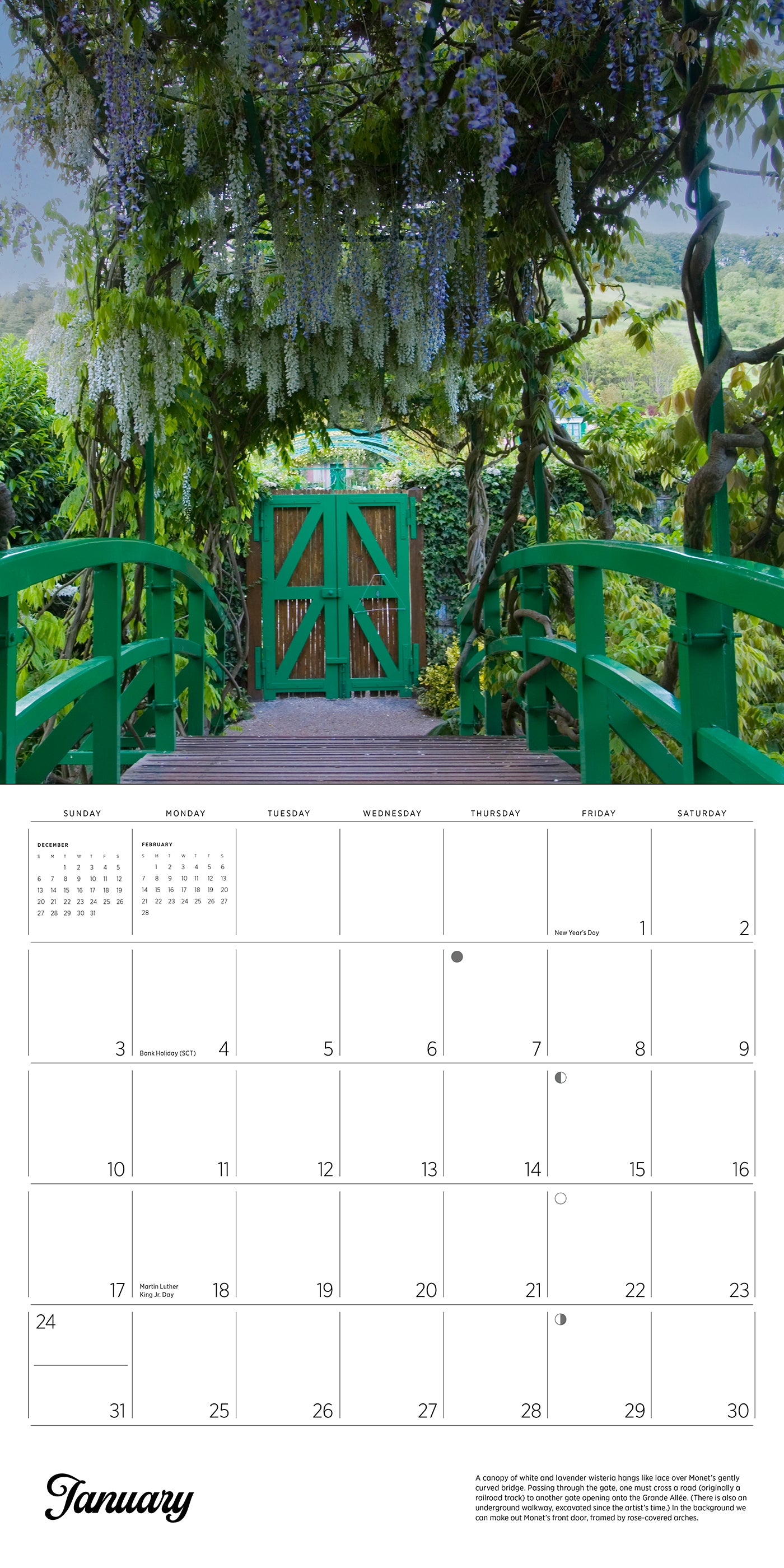 2027 Monet's Passion - Square Wall Calendar