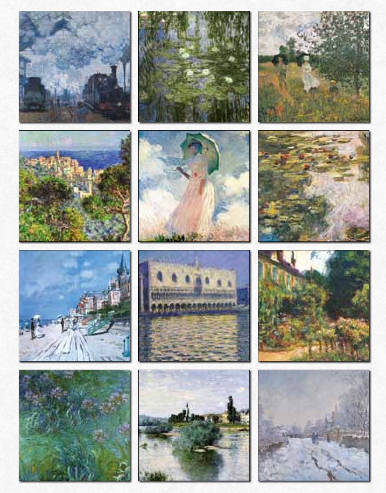 2027 Monet - Square Wall Calendar