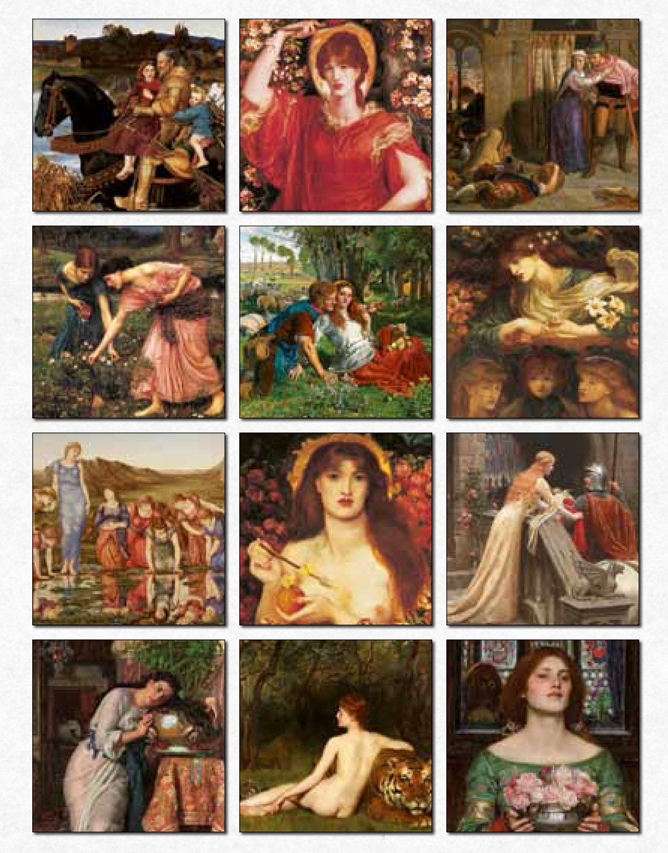 2027 Pre-Raphaelites - Square Wall Calendar