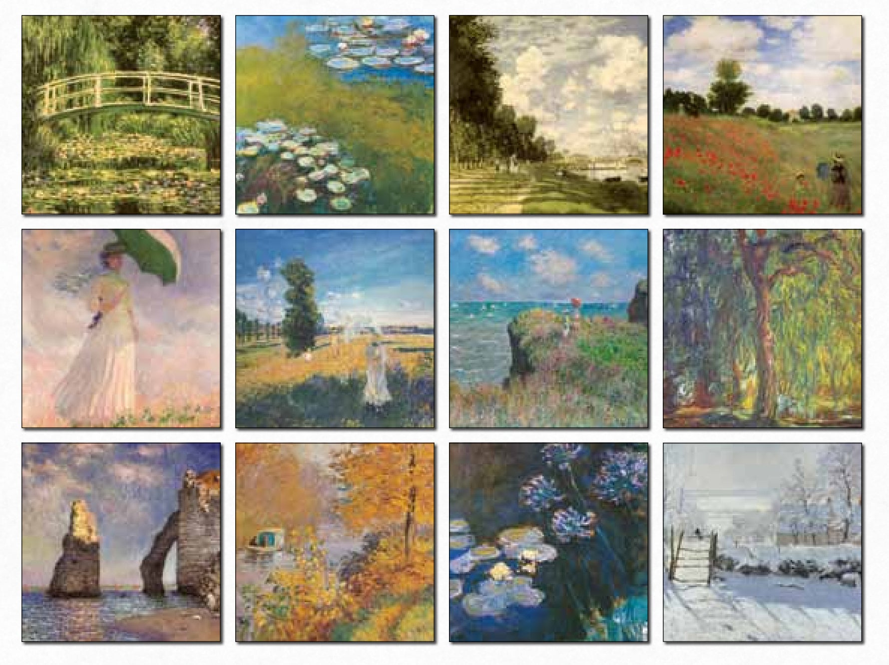 2027 Claude Monet - Square Wall Calendar