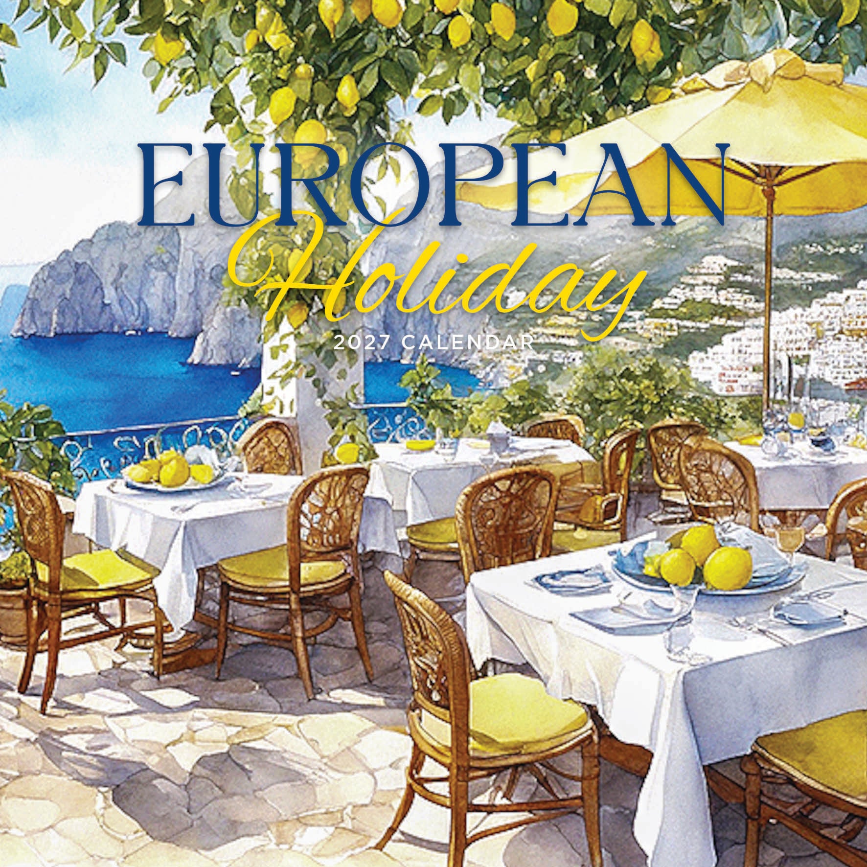 2027 European Holiday  - Square Wall Calendar