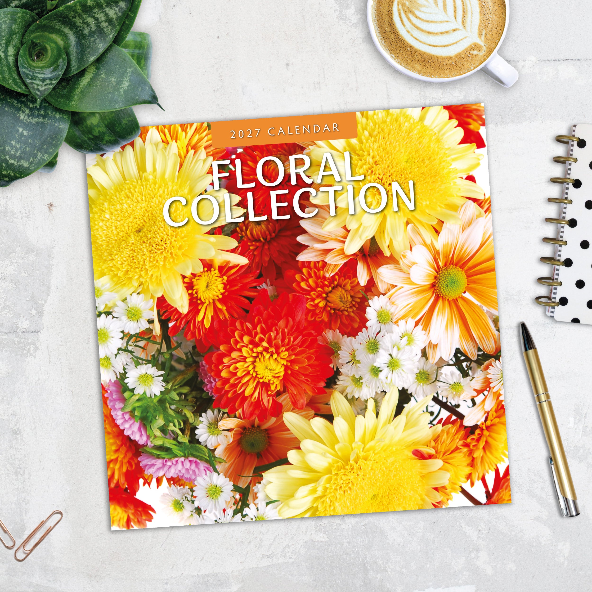 2027 Floral Collection - Square Wall Calendar