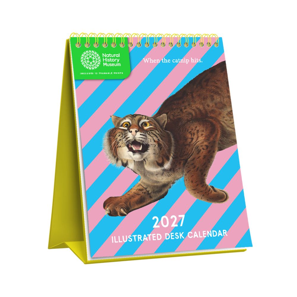 2027 Natural History Museum - Desk Easel Calendar