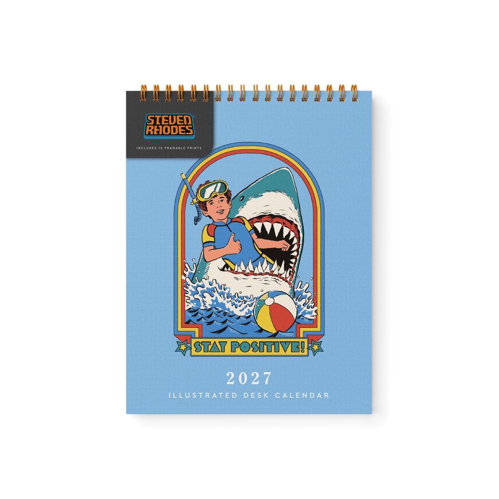 2027 Steven Rhodes - Desk Easel Calendar