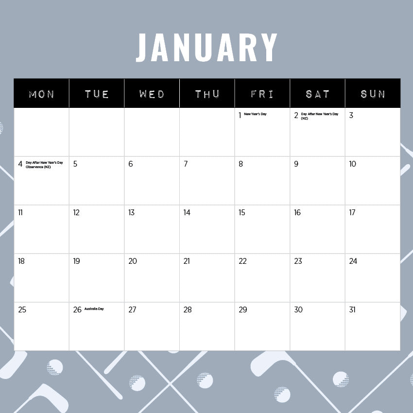2027 Golf - Square Wall Calendar