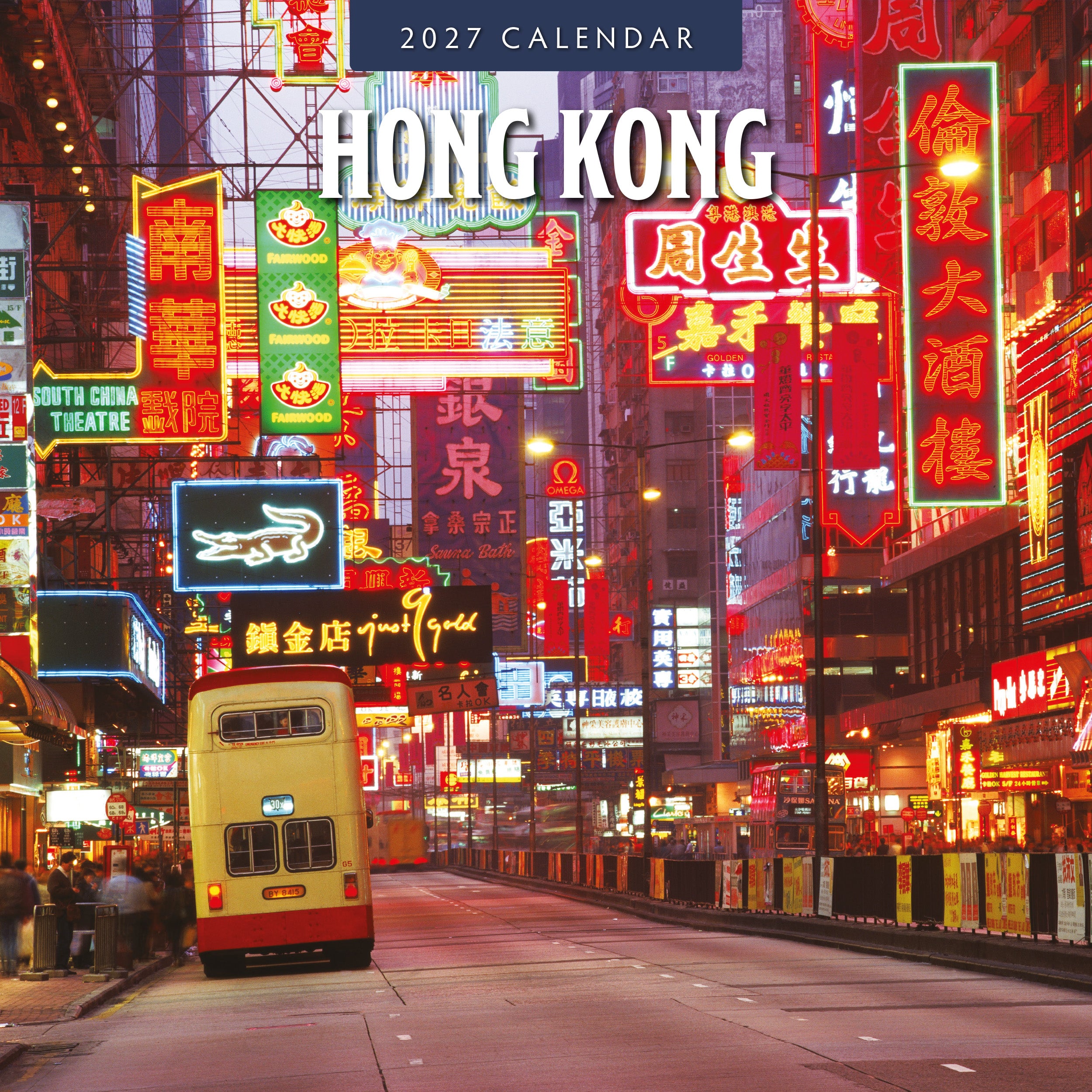 2027 Hong Kong - Square Wall Calendar