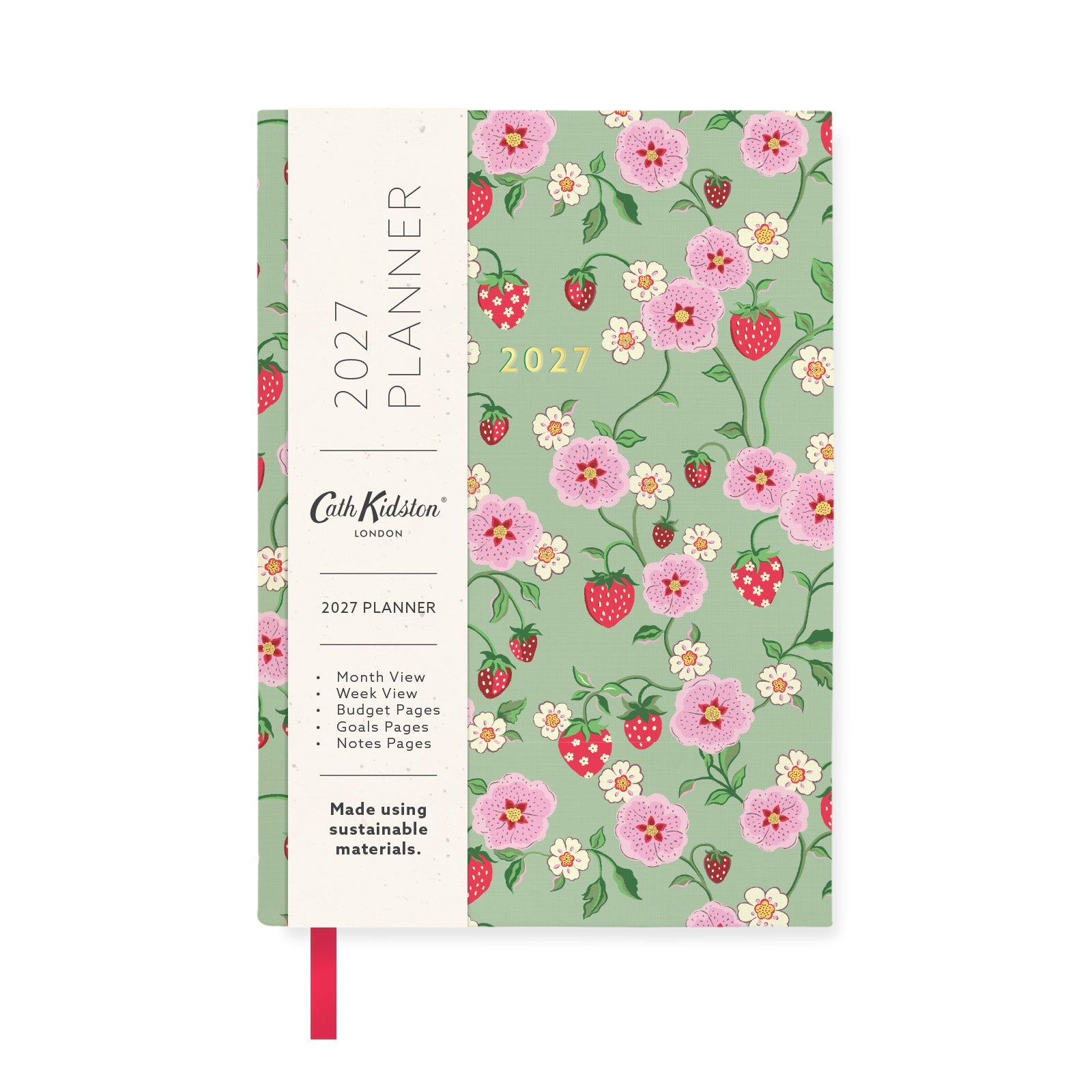 2027 Strawberry Green by Cath Kidston - Monthly & Weekly Diary/Planner