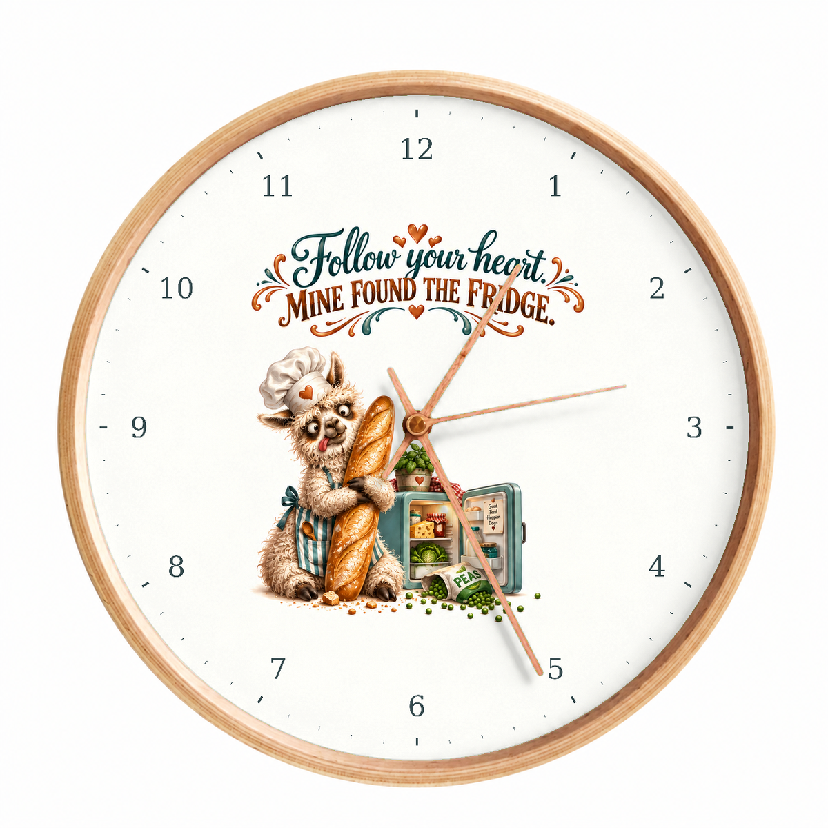 IMAGE_01_Front_-_Funny_Dog_Chef_Wall_Clock_30cm_Wooden_Frame_-_WC-H064_-_649310204120.png