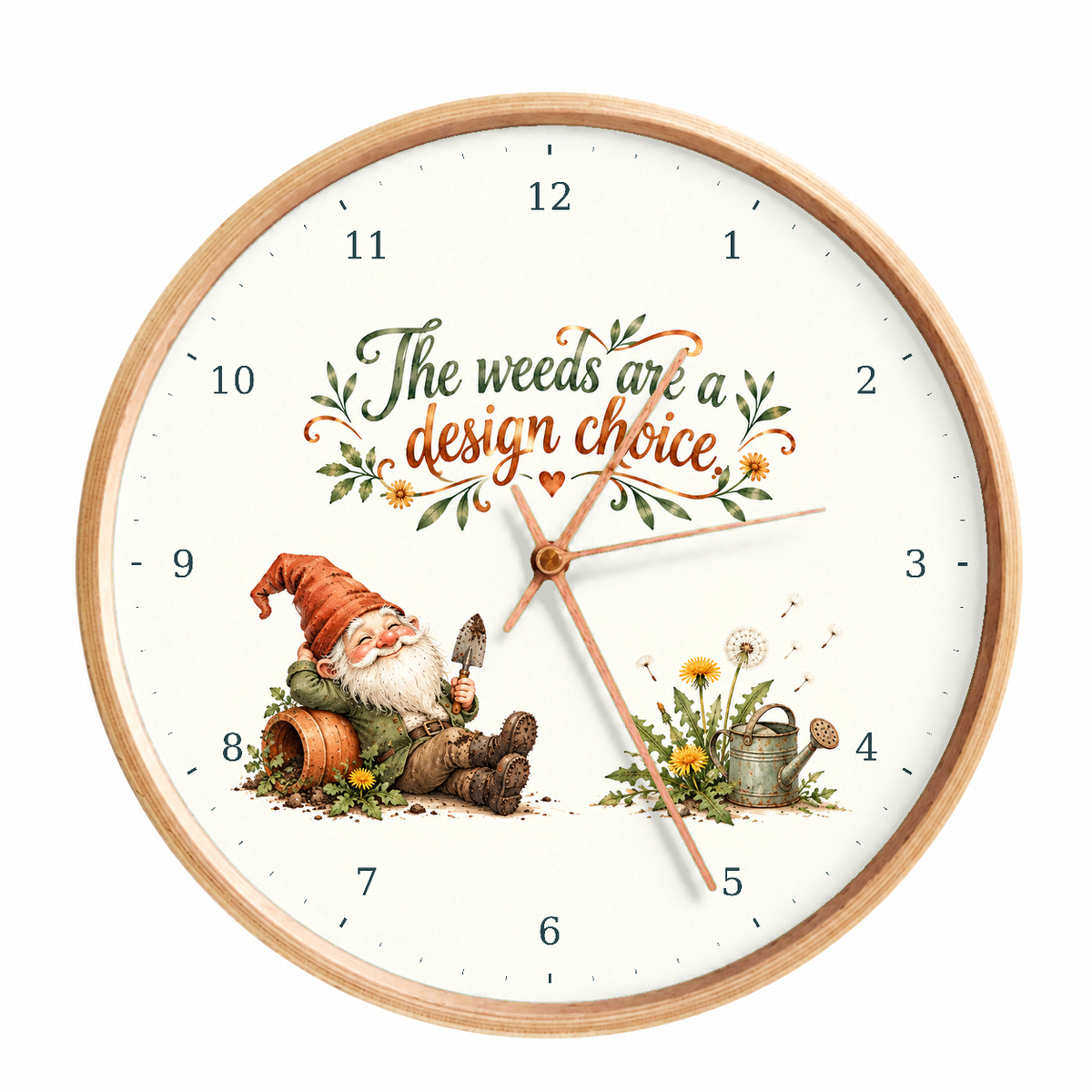 IMAGE_01_Front_-_Funny_Garden_Gnome_Wall_Clock_30cm_Wooden_Frame_-_WC-H061_-_649310204090.png