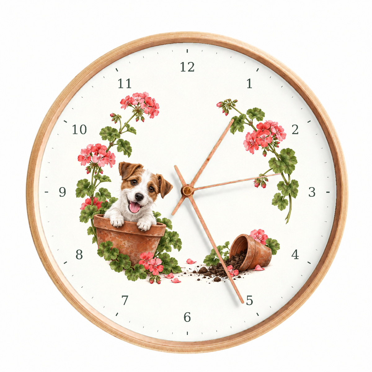IMAGE_01_Front_-_Jack_Russell_Flowerpot_Wall_Clock_30cm_Wooden_Frame_-_WC-D036_-_649310203840.png