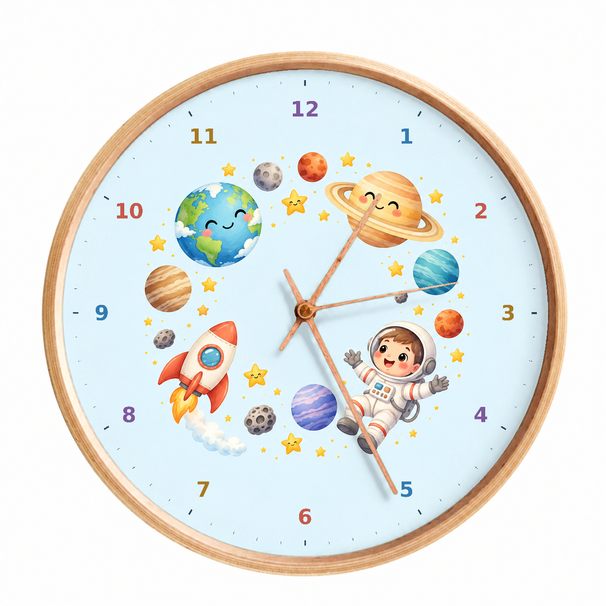 IMAGE_01_Front_-_Kids_Starlight_Space_Wall_Clock_30cm_Wooden_Frame_-_WC-K091_-_649310204397.png