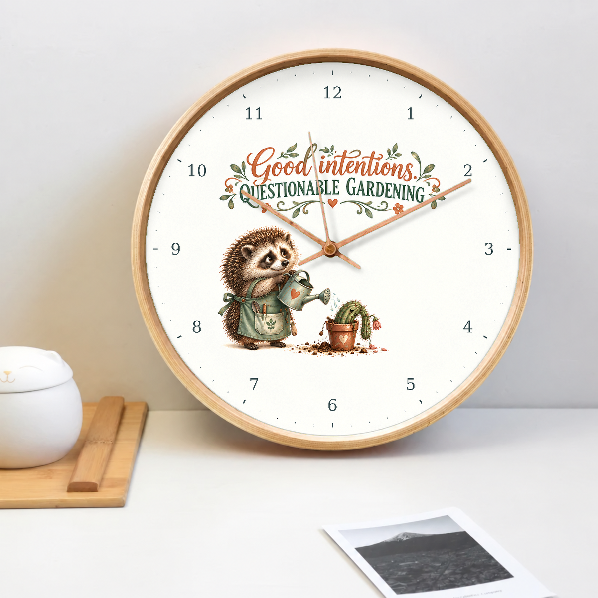 IMAGE_02_Tabletop_-_Funny_Plant_Parent_Wall_Clock_30cm_Wooden_Frame_-_WC-H069_-_649310204175.png