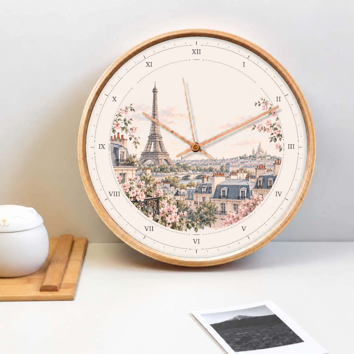 IMAGE_02_Tabletop_-_Paris_Eiffel_Tower_Wall_Clock_30cm_Wooden_Frame_-_WC-T123_-_649310204717.png