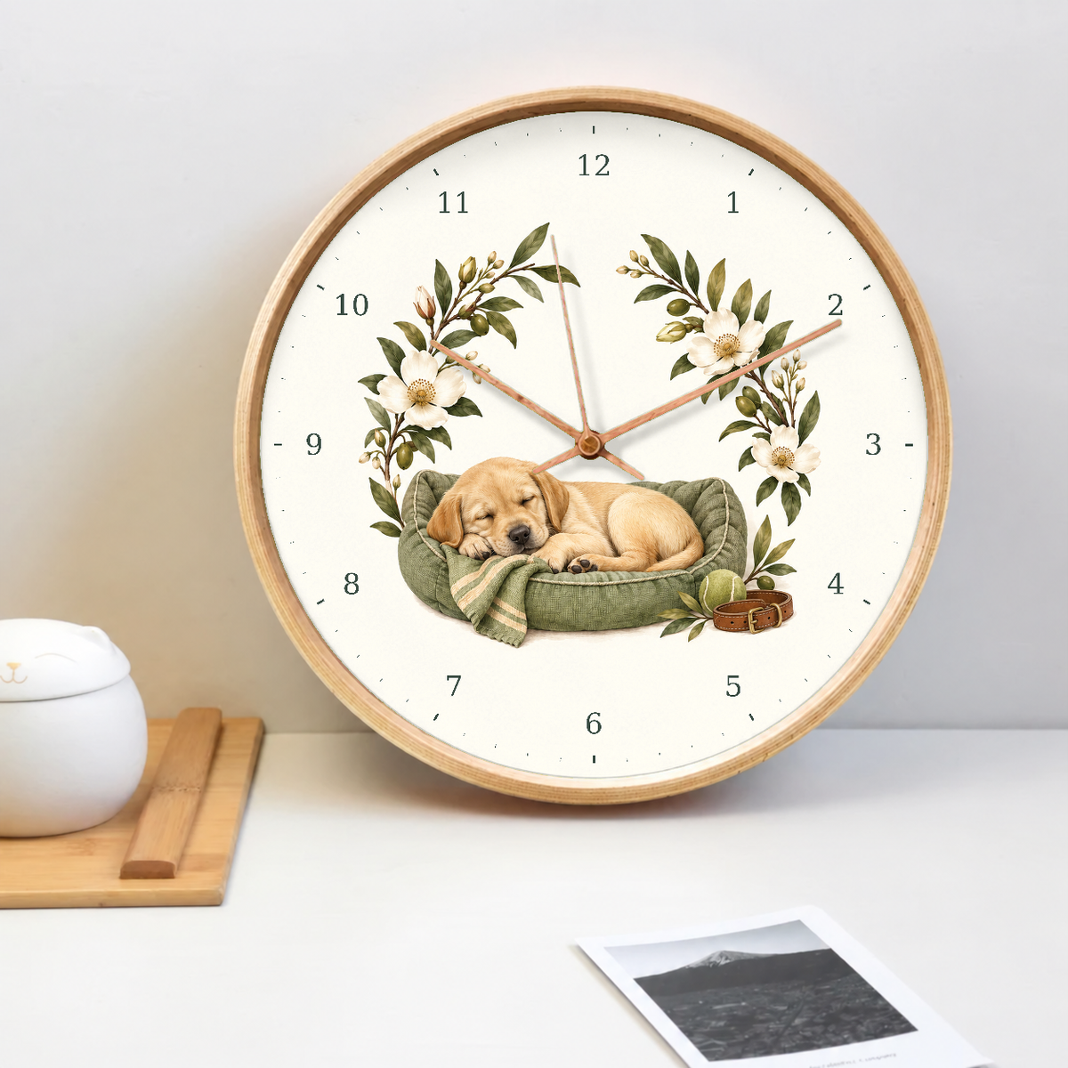 IMAGE_02_Tabletop_-_Sleeping_Labrador_Wall_Clock_30cm_Wooden_Frame_-_WC-D030_-_649310203789.png