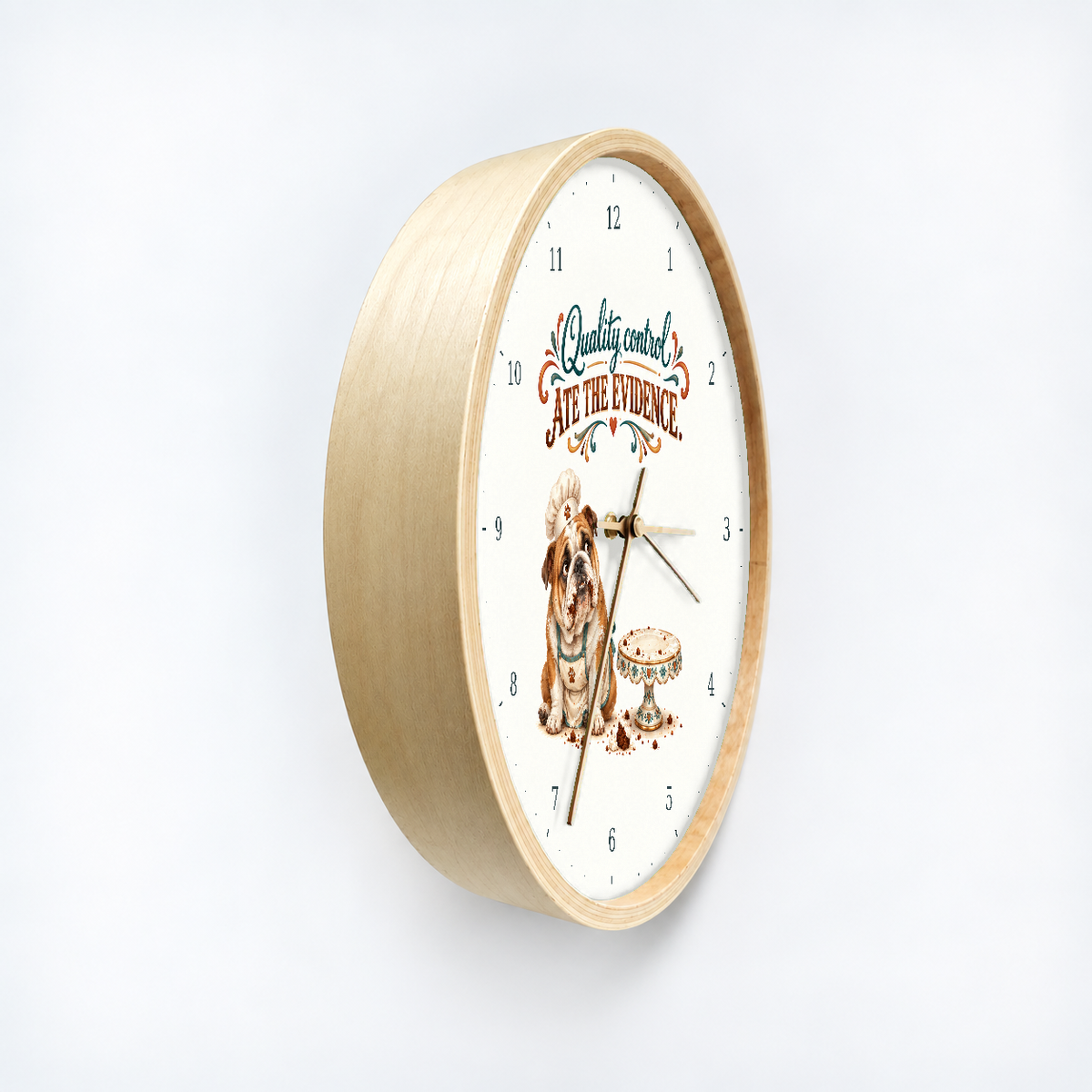 IMAGE_03_Angled_-_Funny_Bulldog_Chef_Wall_Clock_30cm_Wooden_Frame_-_WC-H086_-_649310204342.png