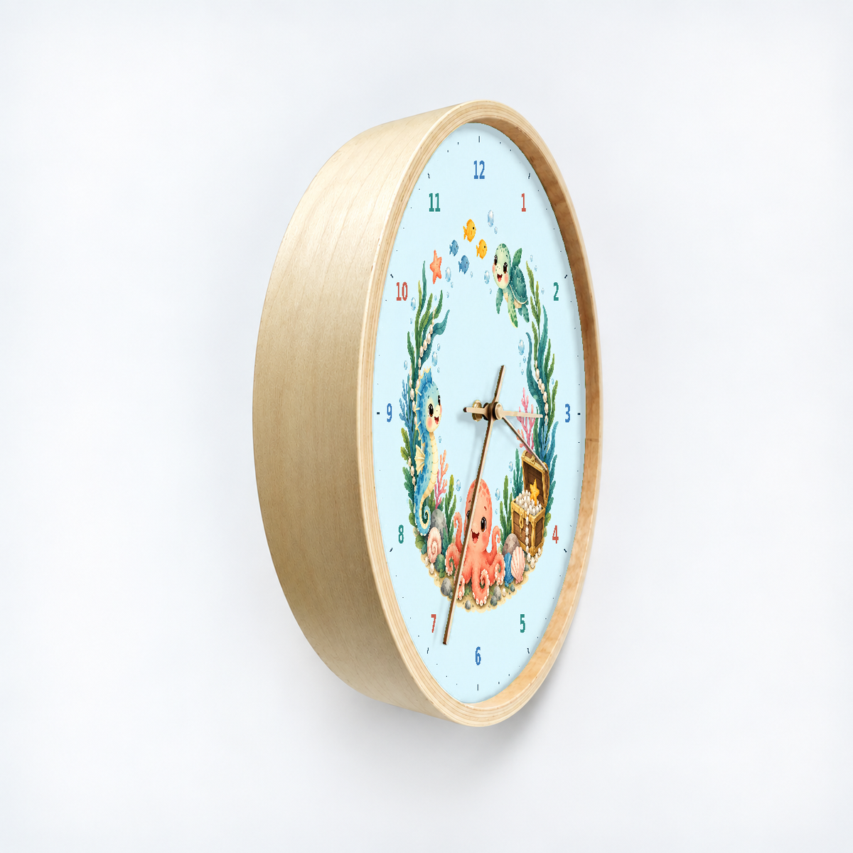 IMAGE_03_Angled_-_Kids_Octopus_Treasure_Wall_Clock_30cm_Wooden_Frame_-_WC-K095_-_649310204434.png