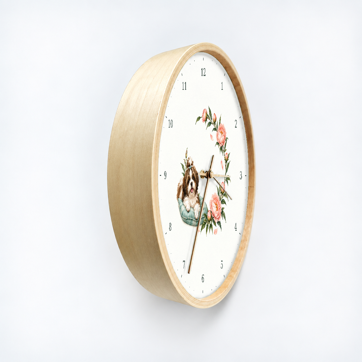IMAGE_03_Angled_-_Shih_Tzu_Rose_Wall_Clock_30cm_Wooden_Frame_-_WC-D051_-_649310203994.png